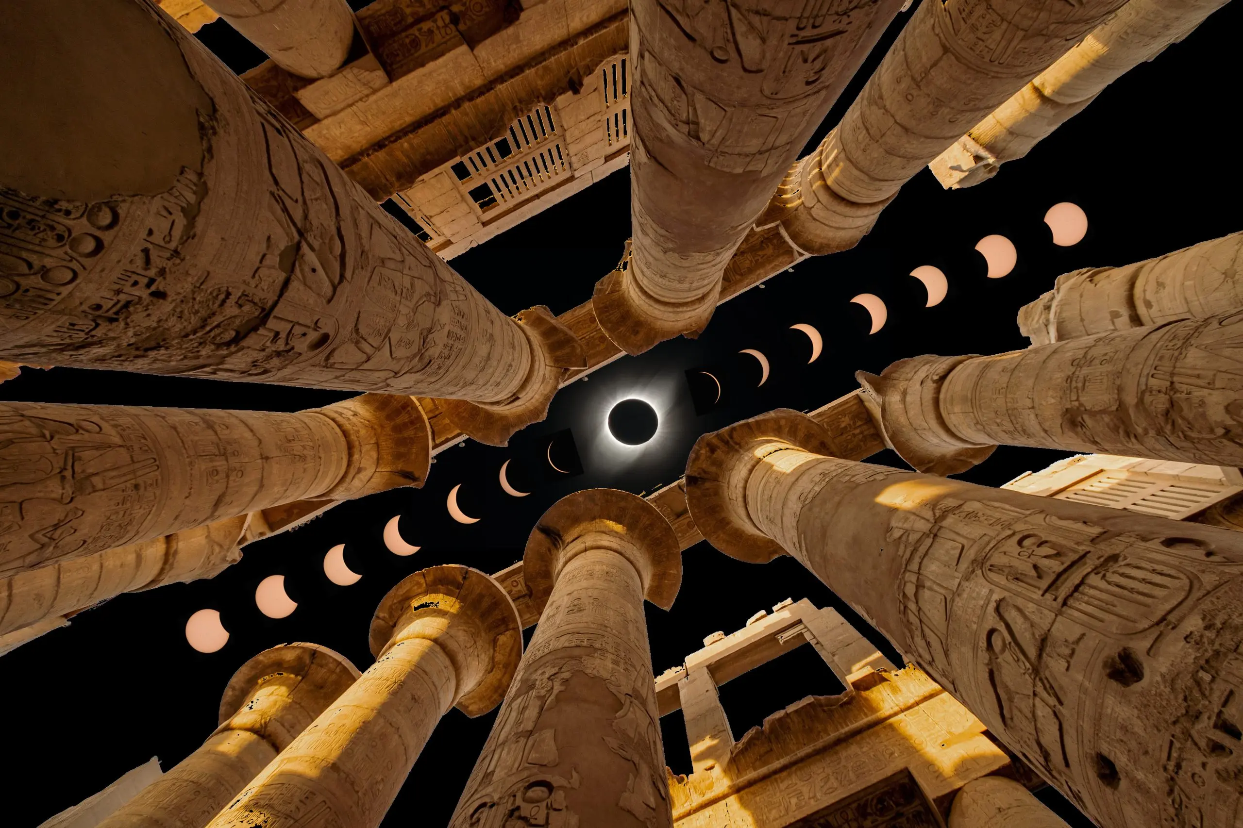 Solar Eclipse 0f August 2-2027 On The Nile Of Luxor
